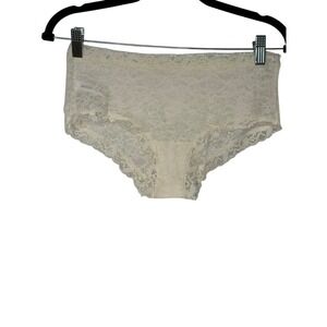 Old Navy Lace Underwear‎ Panties High Waist Beige Nylon Spandex Womens Medium